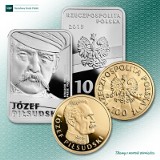 Biją Piłsudskiego! Będą monety na „Stulecie odzyskania przez Polskę niepodległości” 