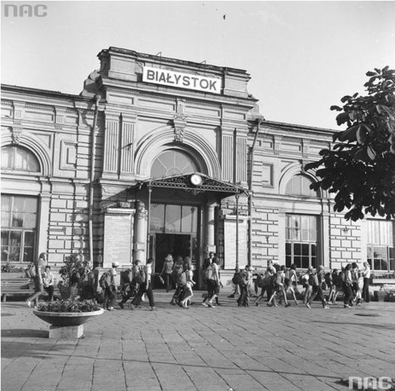 Tak, dworzec kolejowy to była chluba Białegostoku....