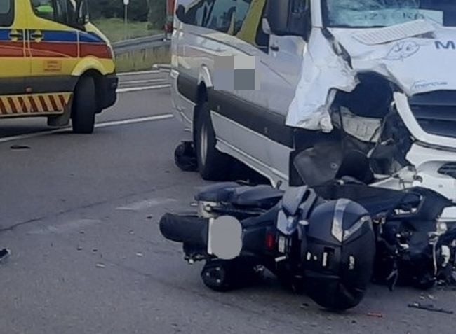 Tragiczny wypadek motocyklisty w Gołdapi