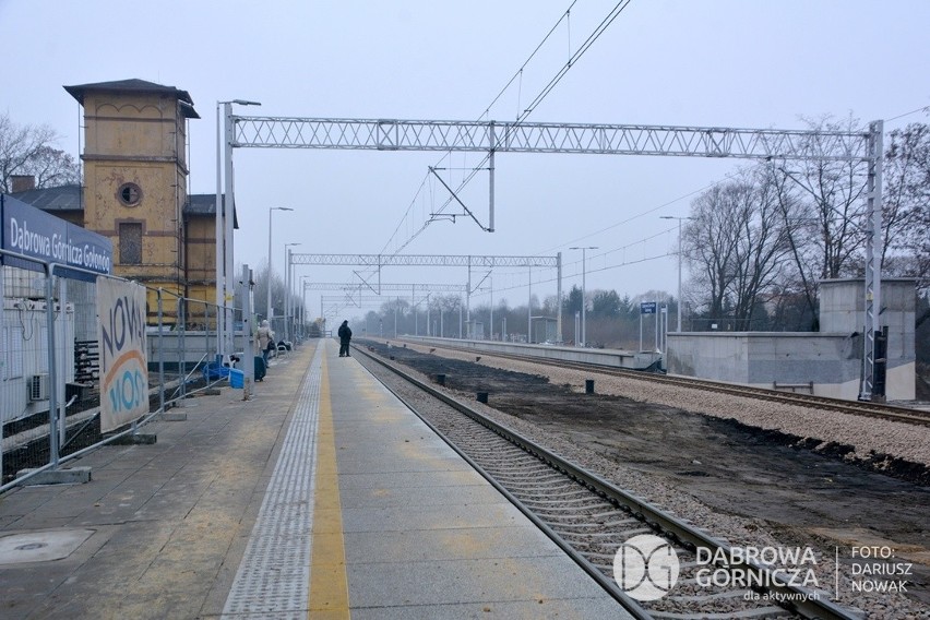 Trwa przebudowa stacji kolejowej w Dąbrowie Górniczej...