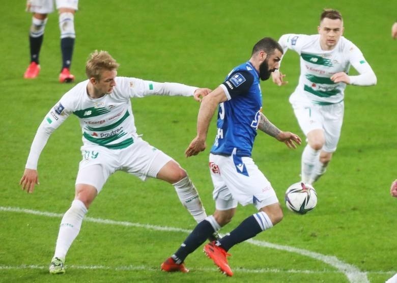 Lech Poznań - Lechia Gdańsk 20.04.2021 r. Oceniamy biało-zielonych. Lechia zagrała bardzo słabo i oceny muszą być surowe [galeria]