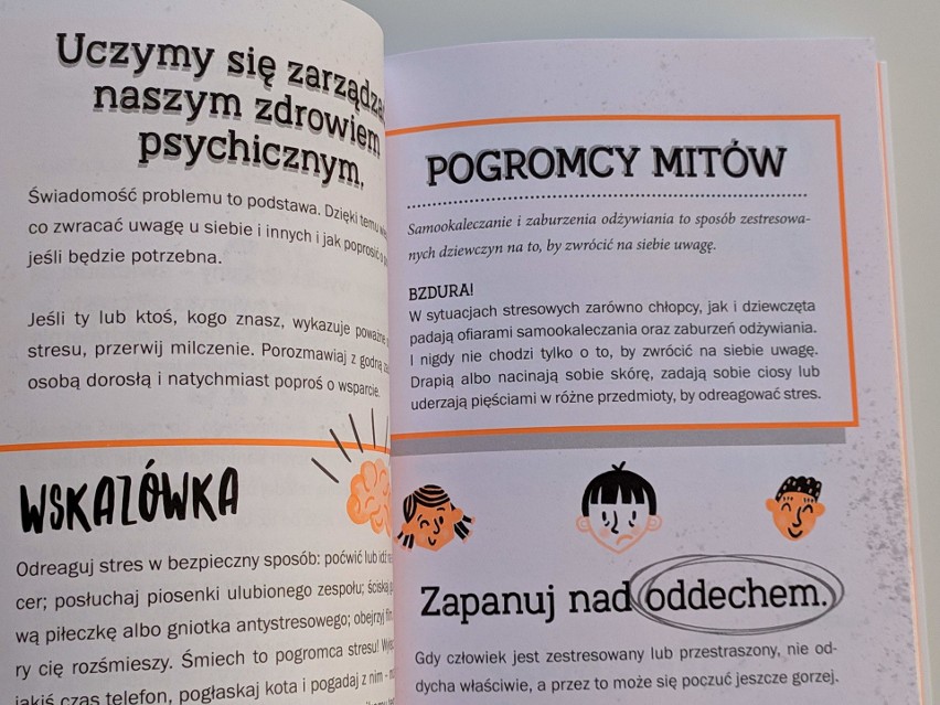 "I masz to pod kontrolą" to nowoczesny poradnik o zdrowiu psychicznym dla starszych dzieci i młodzieży 