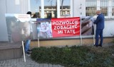 Ojciec walczy o kontakt z córką! Zorganizował pikietę przed Sądem Łódź-Widzew