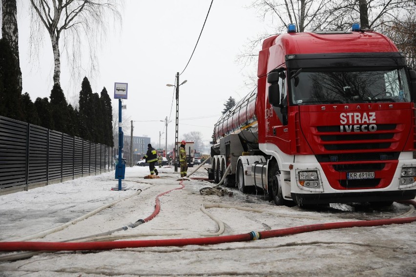 Pożar archiwum miejskiego Urzędu Miasta Krakowa. Akcja...