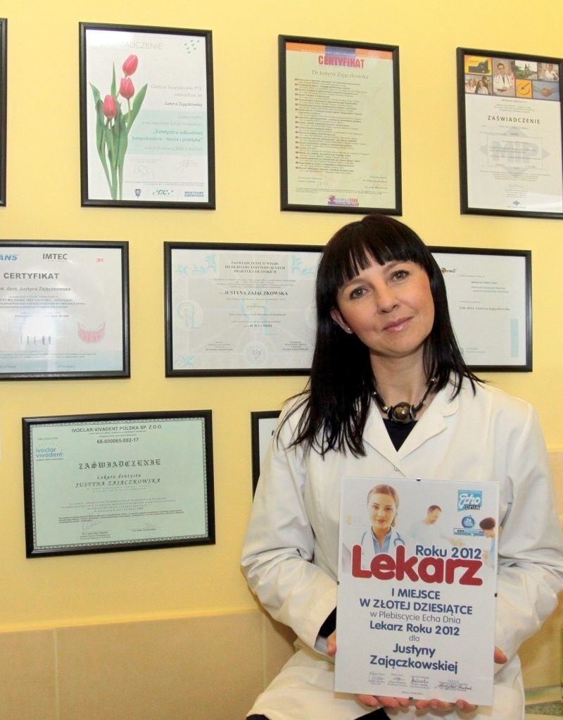 Doktor Zajączkowska stale podnosi swoje kwalifikacje,...