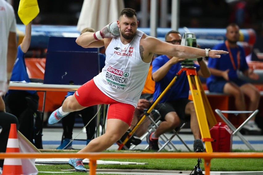 Konrad Bukowiecki, srebrny medalista w pchnięciu kulą