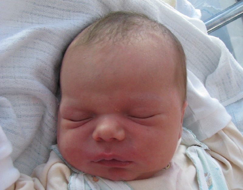 Oliwier Przybysz urodził się 21 maja, ważył 4140 g i mierzył...