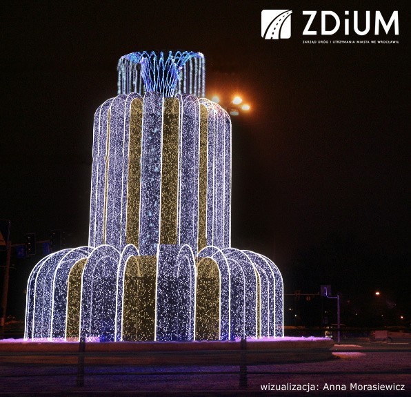 Tak będą wyglądać świąteczne iluminacje we Wrocławiu.