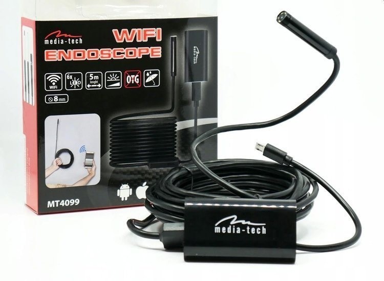 Endoskop Wi-Fi Media-Tech MT4099 [NASZ FILM, TEST] - Laboratorium, odc. 59