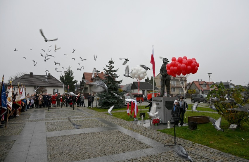 Uroczyste obchody Święta Niepodległości w Daleszycach. W niebo poleciały gołębie! Zobaczcie zdjęcia