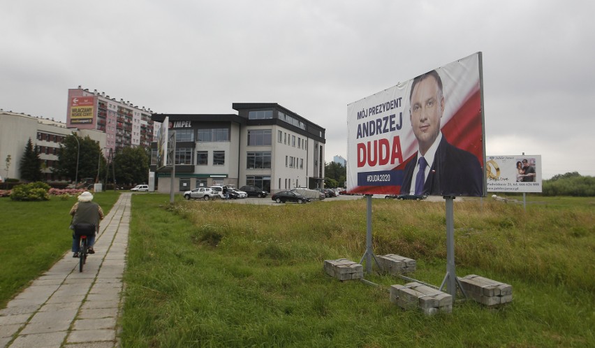 Bilbordy wyborcze Andrzeja Dudy w Rzeszowie.