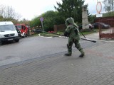 Ładunek wybuchowy w budynku Starostwa Powiatowego w Chełmnie [zdjęcia]