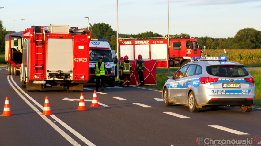 Śmiertelny wypadek na obwodnicy Babic. Nie żyje rowerzysta [AKTUALIZACJA]