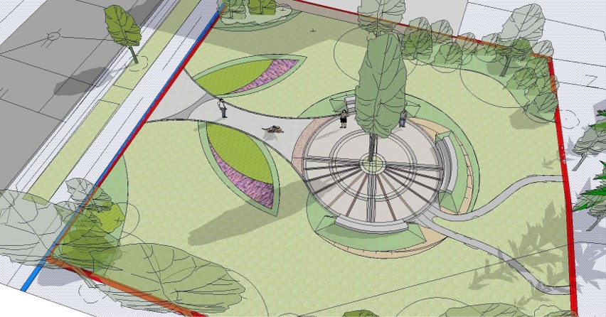 Tak będzie wyglądał park kieszonkowy w Nowym Sączu