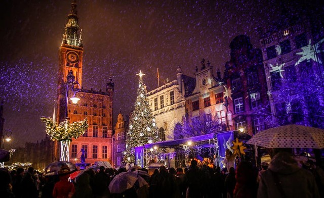 Przygotowania do Jarmarku Bożonarodzeniowego, Gdańsk 19.11.2019.