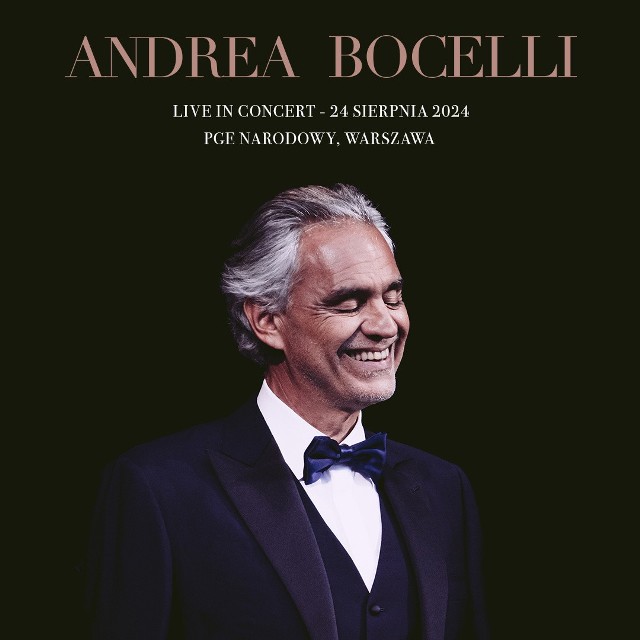 Andrea Bocelli wystąpi w Polsce w przyszłym roku
