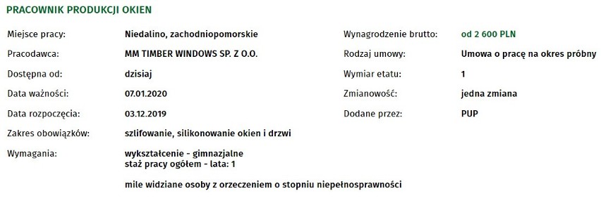 Szukasz pracy w Koszalinie, bądź okolicach? Oto najnowsze...