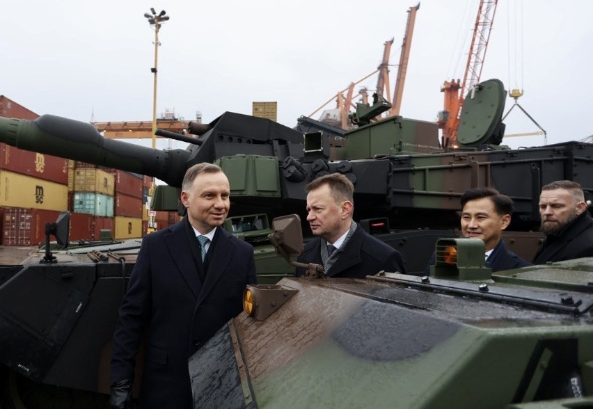 Pierwsza dostawa koreańskiego sprzętu dla polskiej armii...
