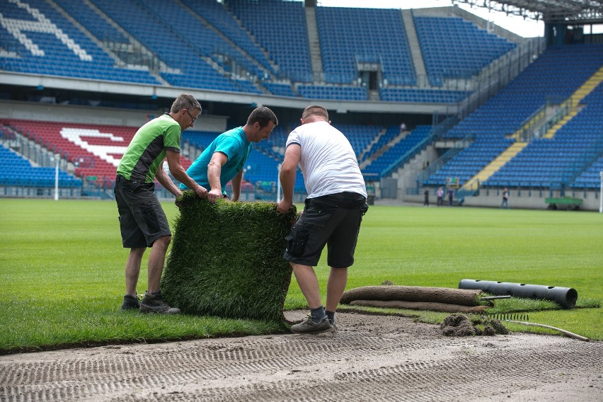 Stadion Wisły. Nowa murawa czeka na reprezentację [WIDEO, ZDJĘCIA]