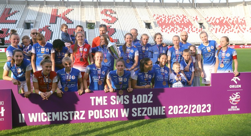 Piłkarki TME SMS Łódź odebrały na ŁKS brązowe medale. Teraz celują w Puchar Polski. Zdjęcia