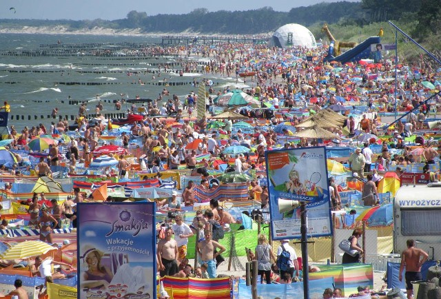 Mieleńska plaża.