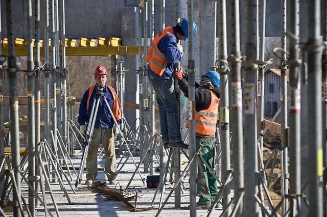 Prace budowlane w słupskim akwaparku.