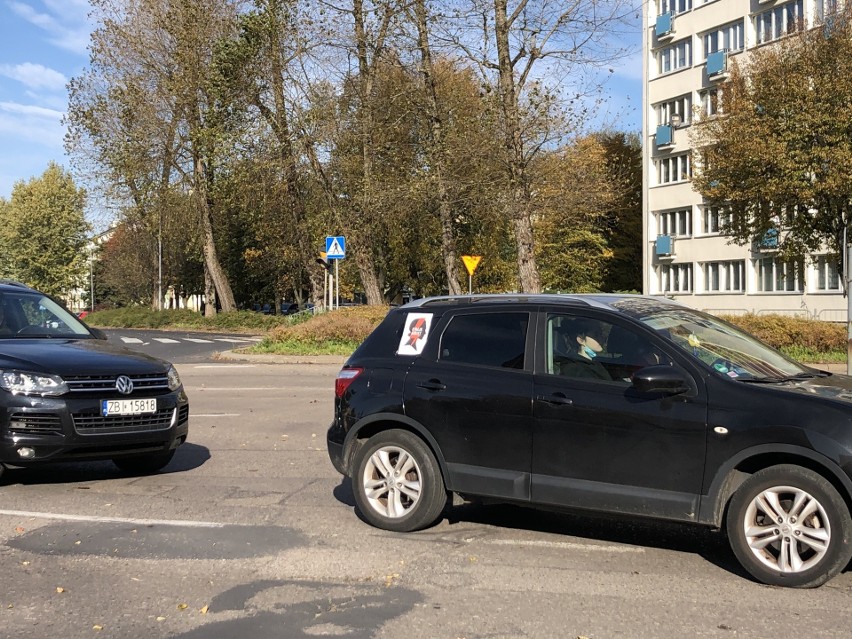 Strajk samochodowy w Koszalinie