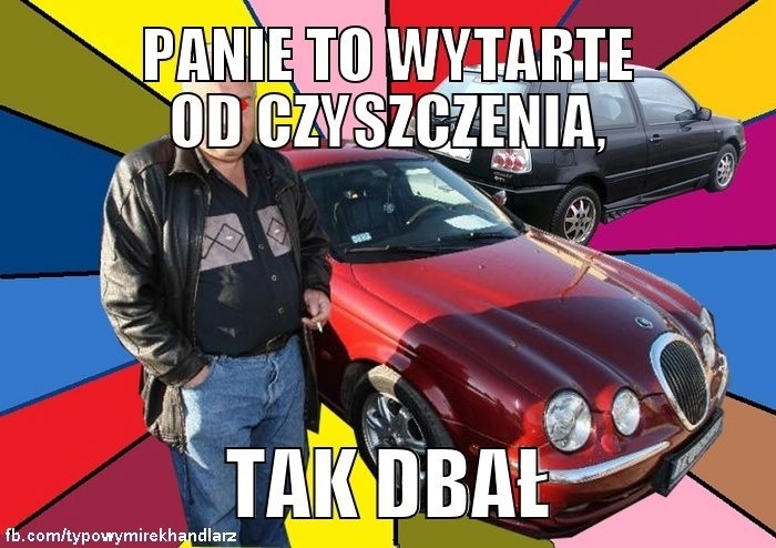 Typowy Mirek [MEM] handlarz aut podbija internet! [NAJLEPSZE ZDJĘCIA]