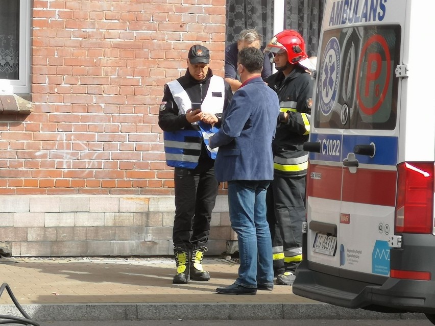 Pożar przy ul. Narutowicza w Grudziądzu. Jedna osoba nie żyje [zdjęcia]