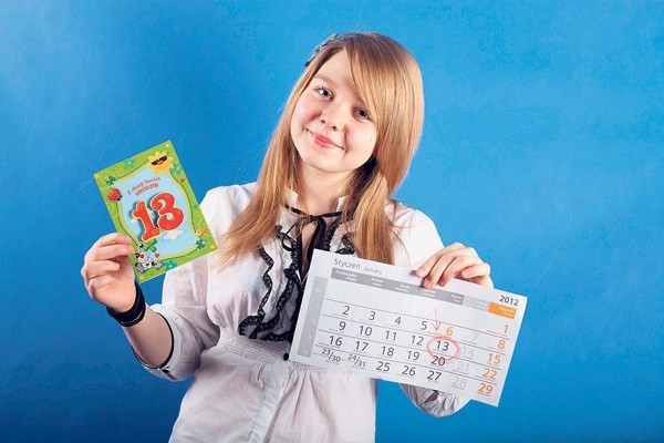 Klaudia Jóźwiak kończy dziś 13 lat i bardzo ją to cieszy, bo nie wierzy w pechową trzynastkę.