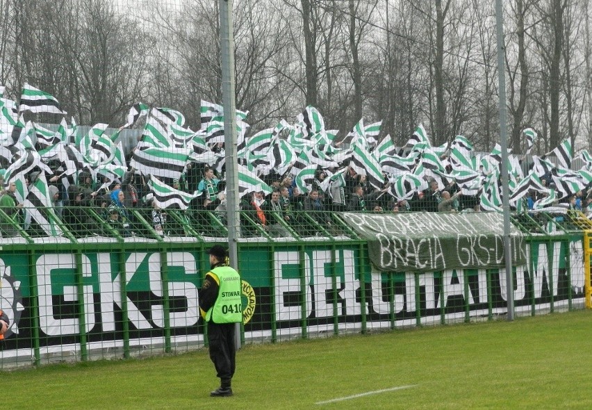 Kibice na meczu GKS Katowice - GKS Bełchatów 2:2