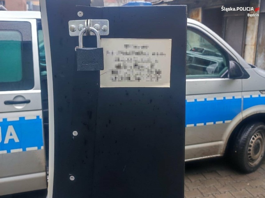 Policja przechwyciła nielegalne automaty w Będzinie
