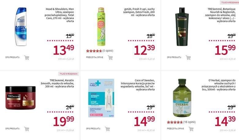 Rossmann Promocja w październiku [11.10] Promocja -55% na...