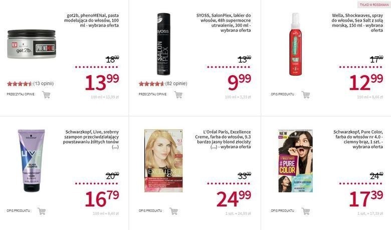 Rossmann Promocja w październiku [11.10] Promocja -55% na...