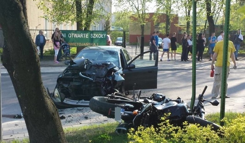 Śmiertelny wypadek motocyklisty na Warszawskiej. Wyrok: więzienie w zawieszeniu (zdjęcia)