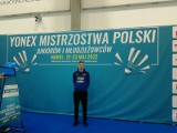 Badminton. Tymoteusz Malik ze Stali Nowa Dęba zagrał na mistrzostwach Polski u23