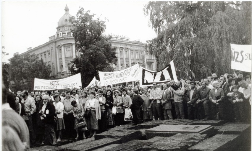 Tak było w Lublinie, w czasie kampanii i wyborów z 4 czerwca...