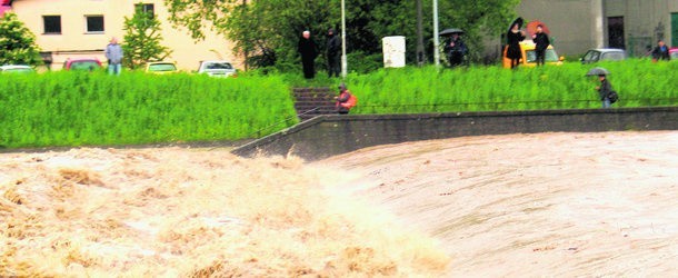 Soła podczas powodzi z 2010 roku budziła strach wielu mieszkańców Żywiecczyzny