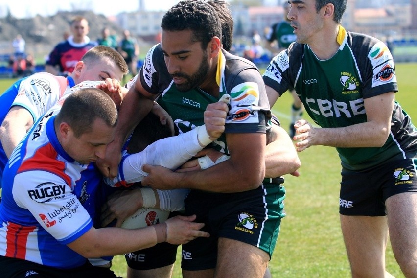 Rugby: Wysokie zwycięstwo Budowlanych Lublin (ZDJĘCIA)