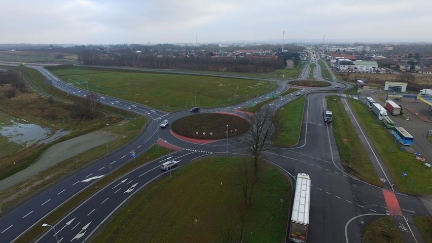 Jak wygląda obwodnica Koszalina i Sianowa z lotu ptaka?...