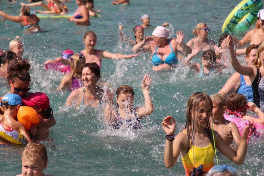 Aqua aerobik i inne atrakcje Kąpieliska Leśnego w Gliwicach ZDJĘCIA