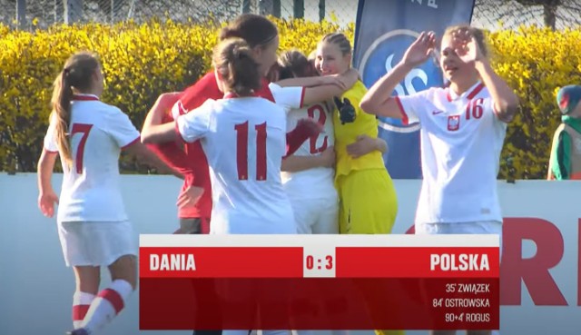 Polska - Dania 3:0, eliminacje młodzieżowych mistrzostw Europy kobiet.
