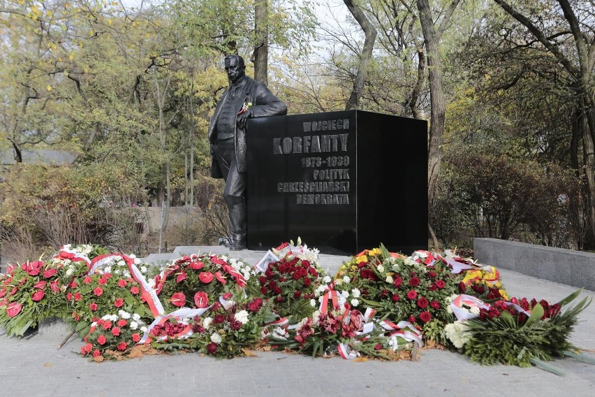 Odsłonięcie pomnika Wojciecha Korfantego w Warszawie odbyło...