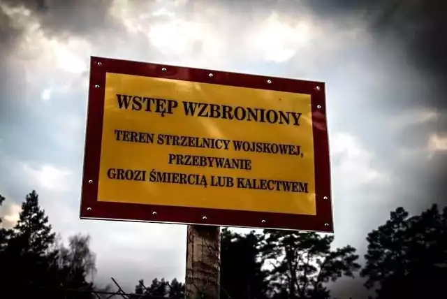 Żołnierze apelują - po grzyby do lasu, a nie na poligon i ostrzegają przed śmiertelnym niebezpieczeństwem.