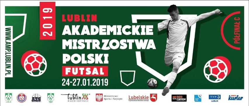 Futsaliści będą walczyć przez trzy dni w lubelskich halach w półfinale akademickich mistrzostw Polski