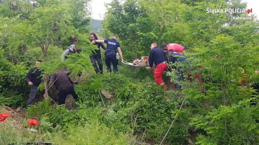 Polscy policjanci, m.in. sierż. szt. Łukasz Gawlik z Bochni...