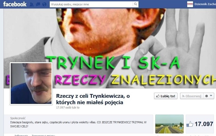 Facebook: Rzeczy z celi Trynkiewicza, o których nie miałeś pojęcia