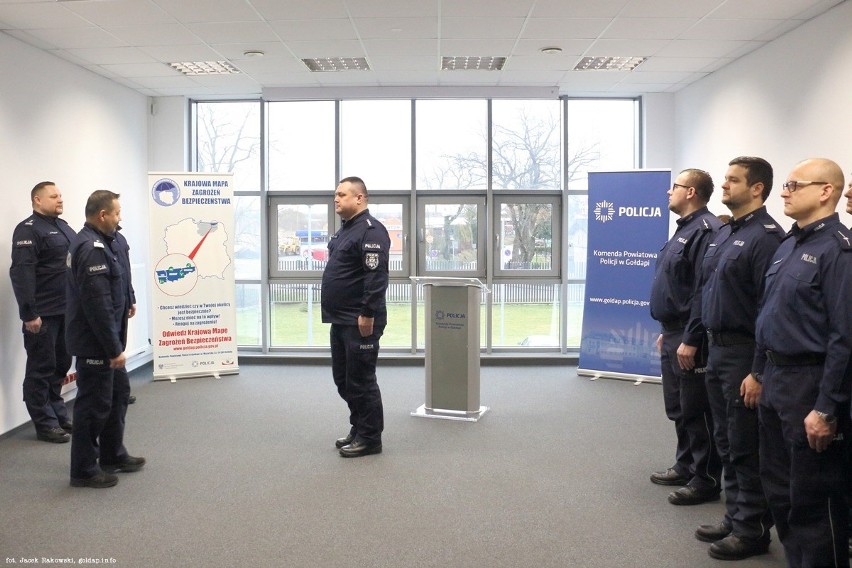 Komisarz Tomasz Jegliński został powołany na stanowisko zastępcy komendanta policji w Gołdapi (zdjęcia)