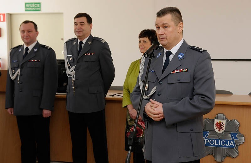 Policjanci wojewódzcy pożegnali komendanta Wojciecha Ołdyńskiego [zobacz zdjęcia]