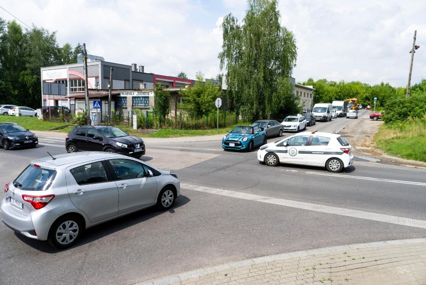 Zakorkowana ul. Reduta na Prądniku Czerwonym